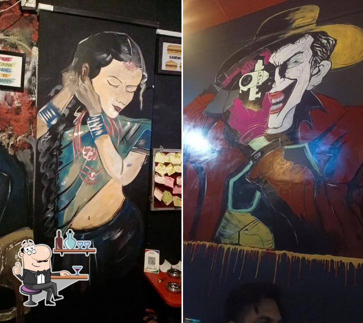 The interior of Friends Point Cafe (A Place to meet , Eat & Treat)