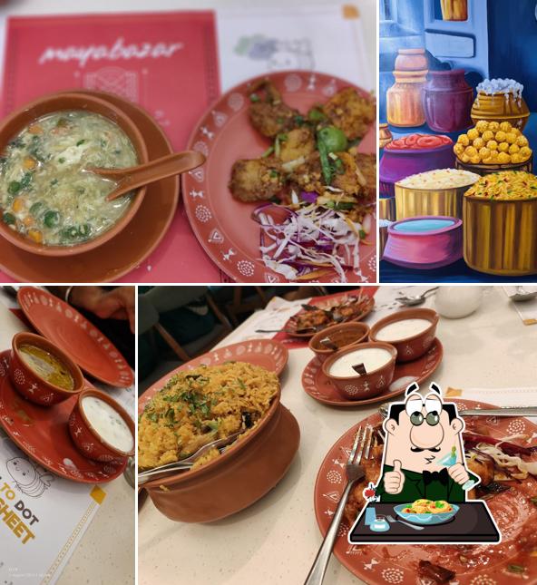 Food at Mayabazar Restaurant
