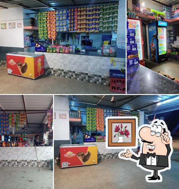 The interior of Mishra Dhaba & Restaurant