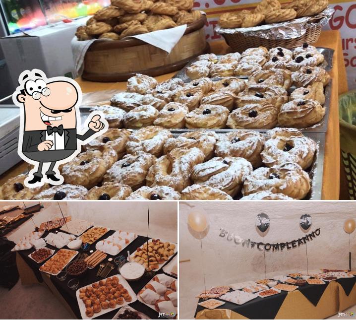 La interni e dolce del ristorante