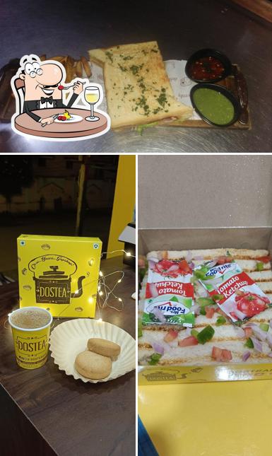 Food at Dostea tea shop