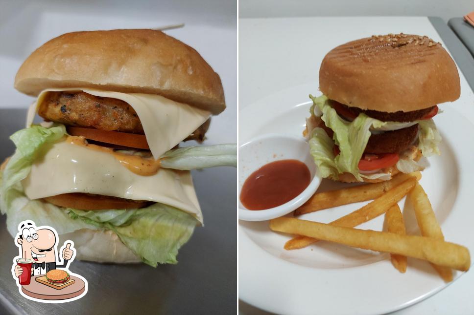 Order a burger at Grab Your Bite