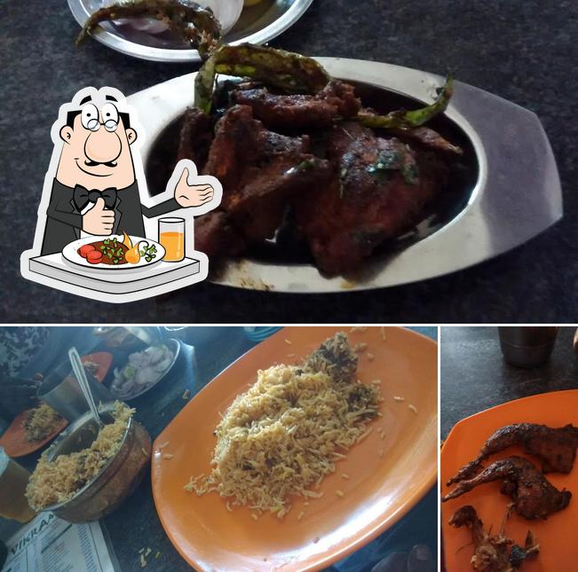 Food at New Vikram hotel