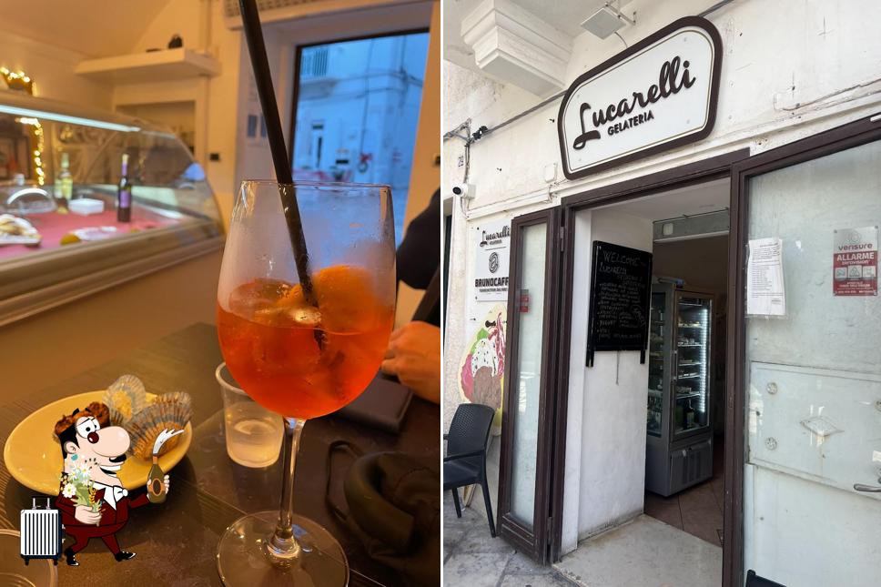 Palange gelato artigianale serve alcolici