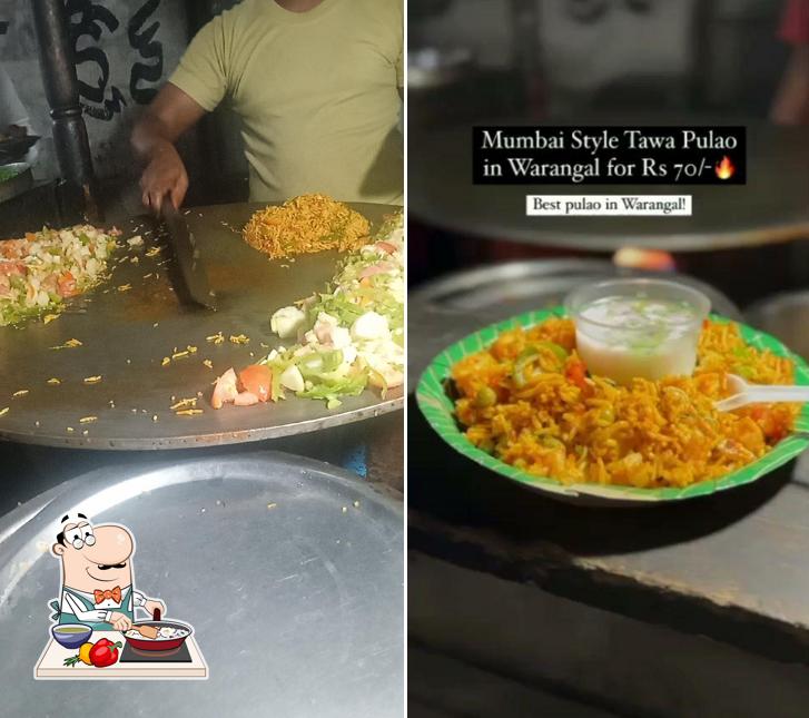 Paella at Pao Bhaji Cart