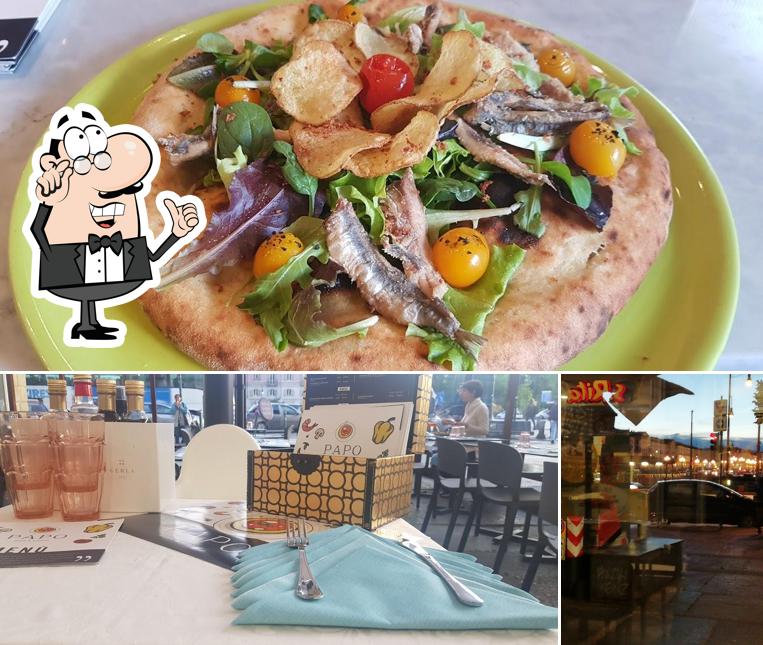 Gli interni di Papo Pizzeria