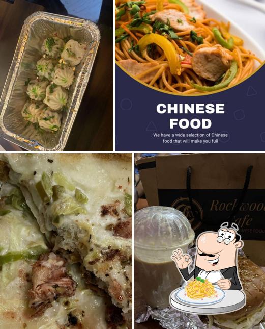 Spaghetti carbonara at Rockwood Cafe