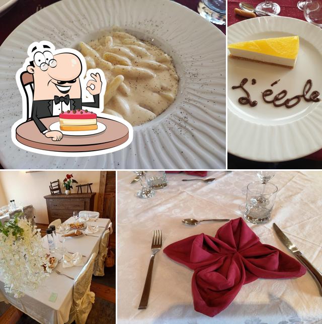 Cheesecake al Trattoria l'ecole