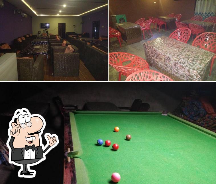 The interior of The Lakaram Family Restaurant & Dhaba