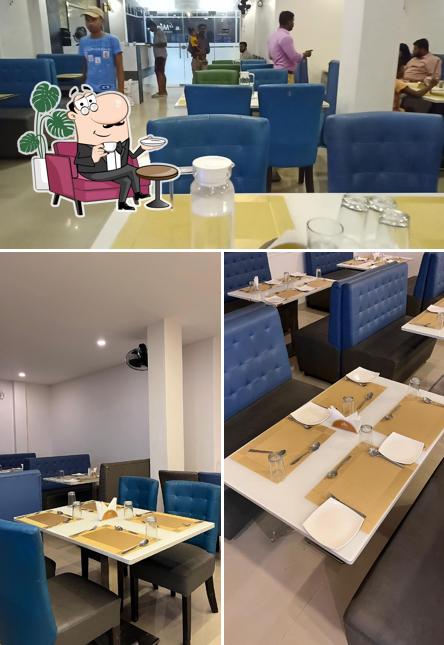 Check out how Zaffron Mandi and Le Mint Family Restaurant looks inside