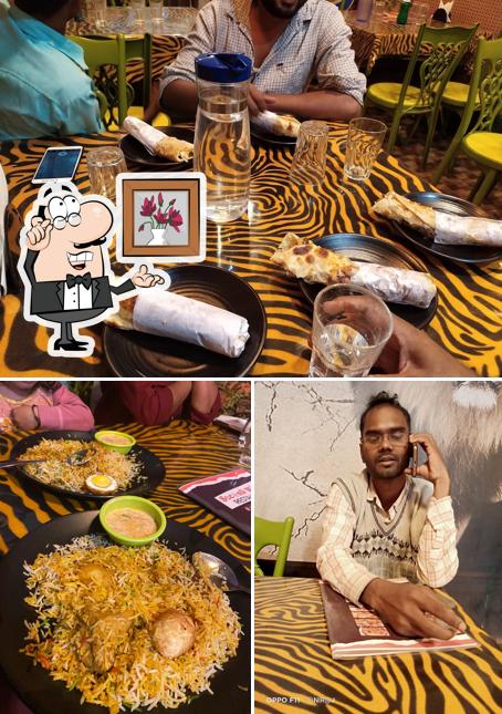 Among different things one can find interior and food at 2nd Wife Restaurant