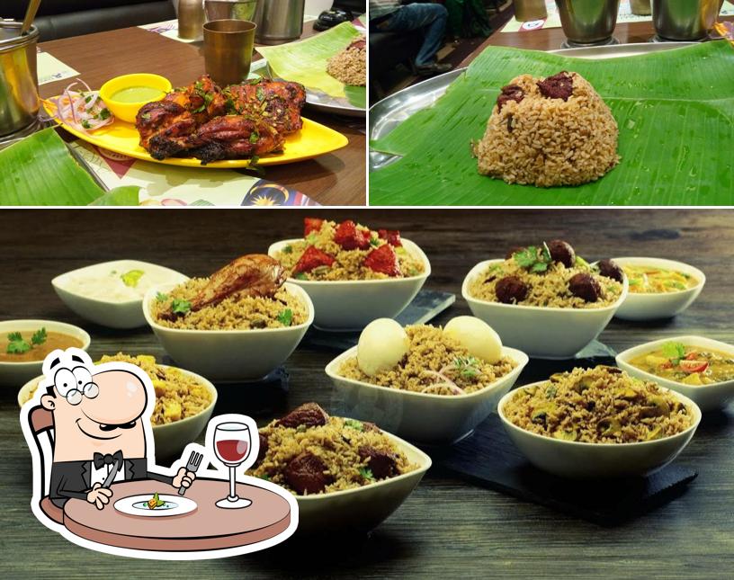 Food at Dindigul Thalappakatti Restaurant