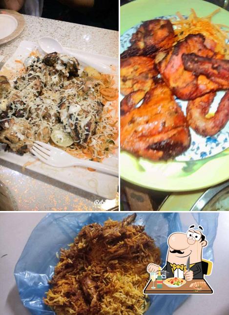 Pulled pork sandwich at AL-MADINA BIRYANI HOUSE