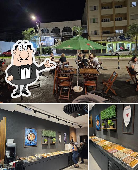 O interior do Bandô - Temakeria E Sushi Bar