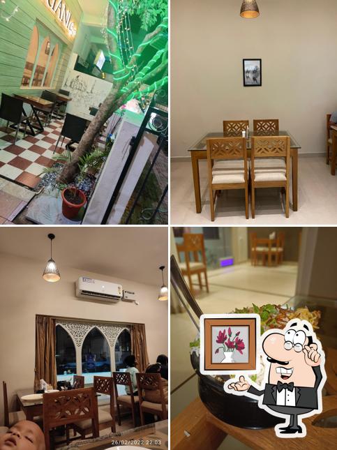 The interior of Biryani cafe