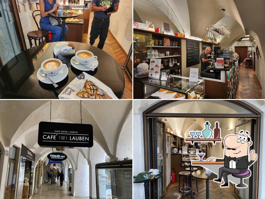 Dai un'occhiata agli interni di Café Sotto i Portici