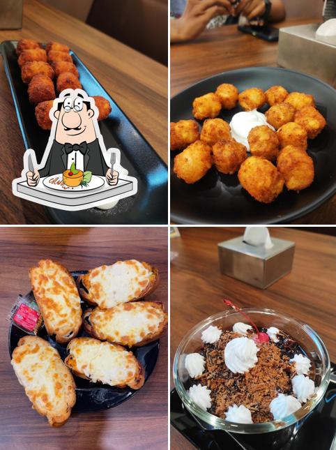 Food at Creamies Cafe