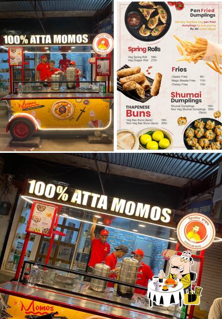 The image of Dimsum Box Rampura’s food and exterior