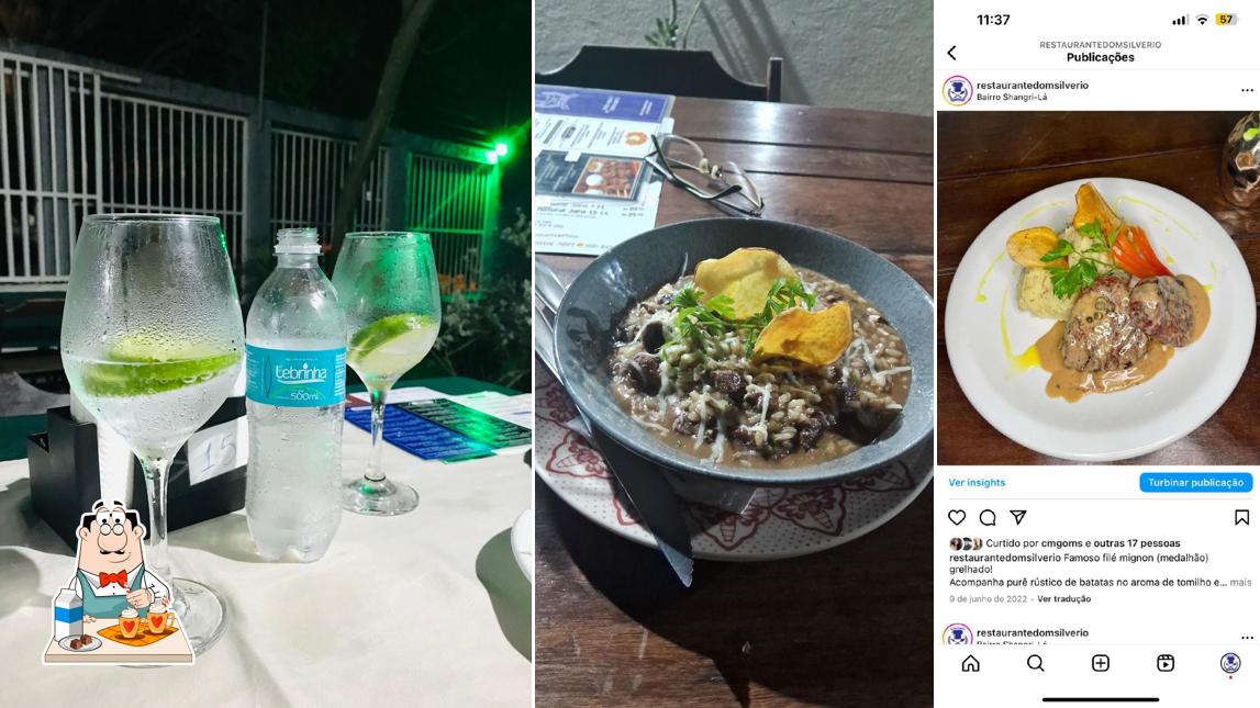 Desfrute de uma bebida no Restaurante Dom Silverio