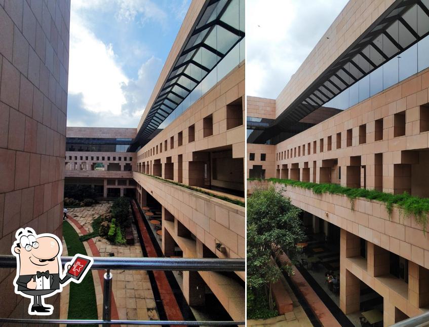 Check out how Goel Dining Hall looks outside