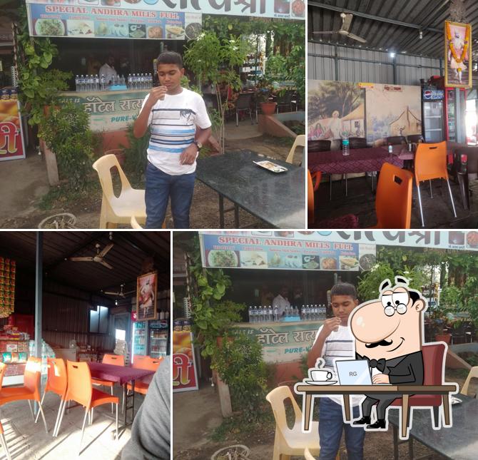 The interior of Hotel Trimurti Veg/Non-Veg