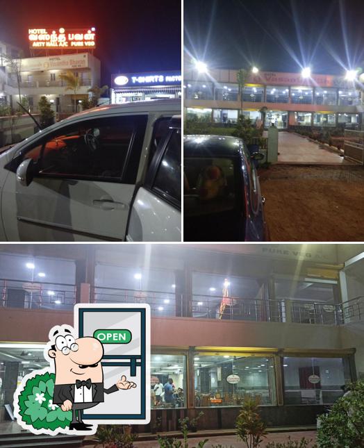 Check out how Hotel Vasantha Bhavan looks outside