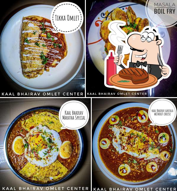 Get meat dishes at Kaal Bhairav omlet Center Get meat dishes at Kaal Bhairav omlet Center