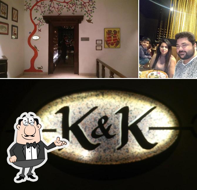 Take a seat at one of the tables at Kebabs & Kurries Dwarka