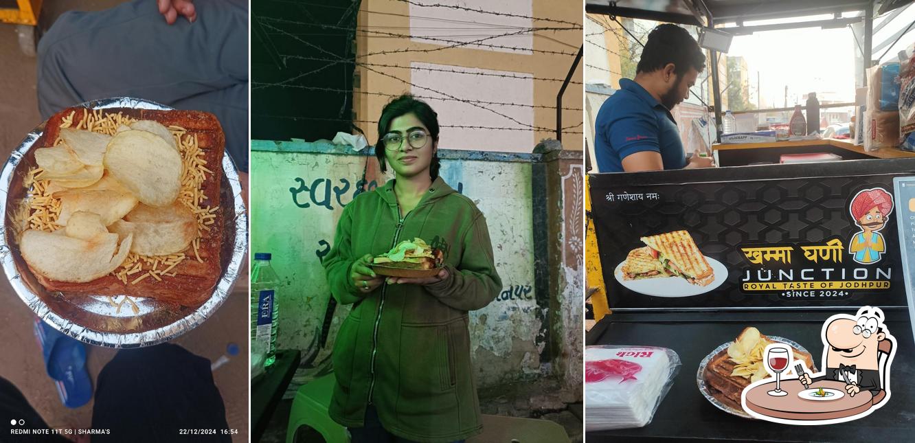 Food at Khamma Ghani Junction