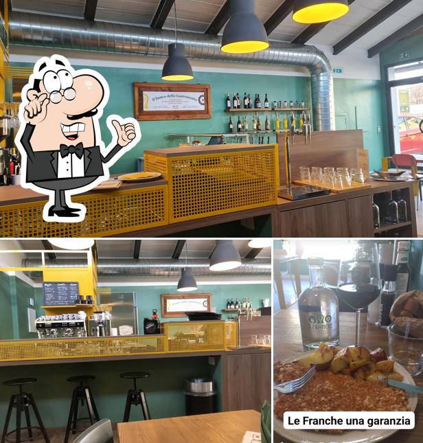 Gli interni di Le Franche - Pasta Fresca Bottega Caffè