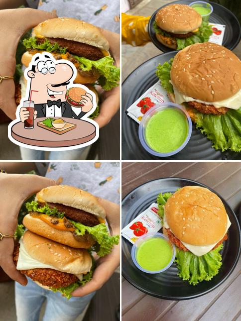Get a burger at Lords of shawarma