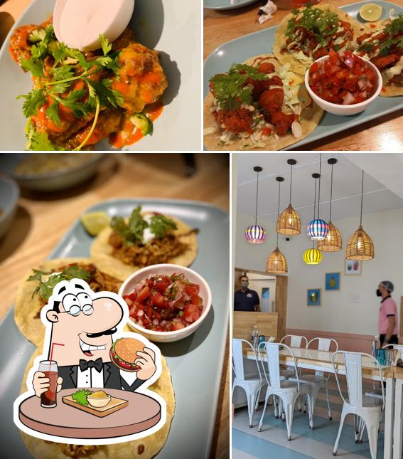 Order a burger at Mexe