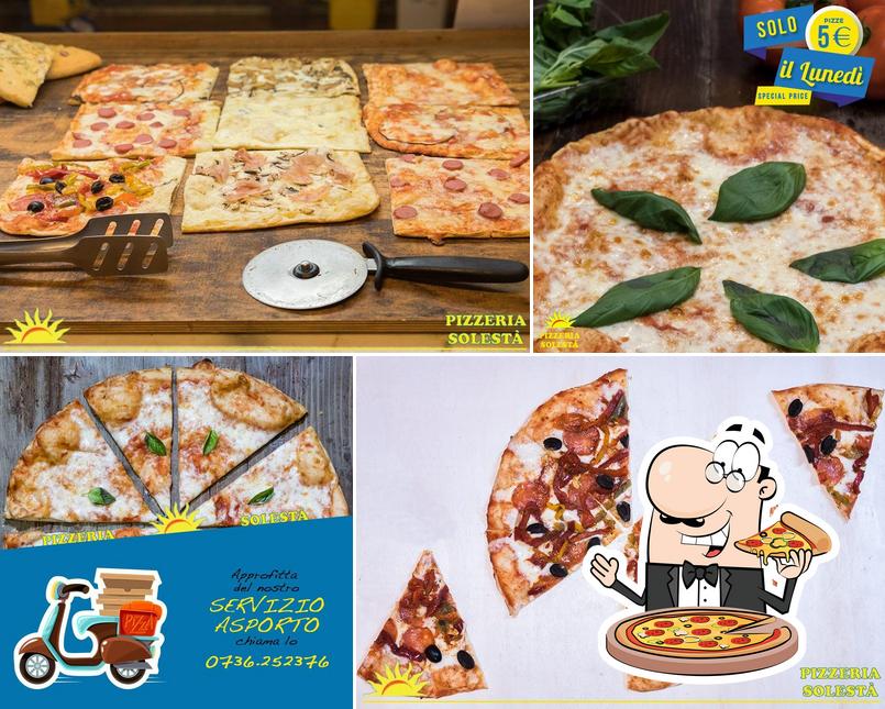 Ordina tra le molte varianti di pizza