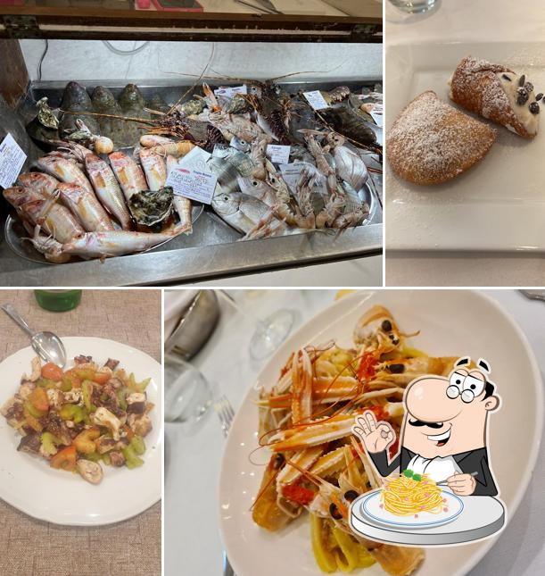 Spaghetti alla carbonara al Trattoria Al Faro