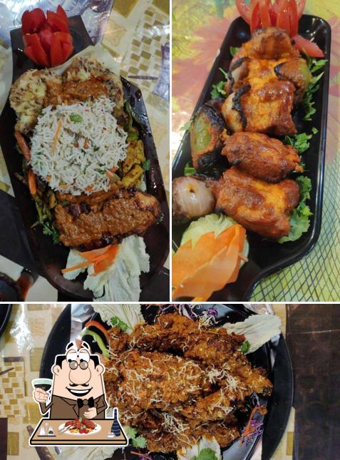 Order meat meals from the menu