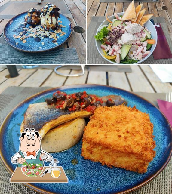 Insalata greca al Restaurant du Camping de Rolle