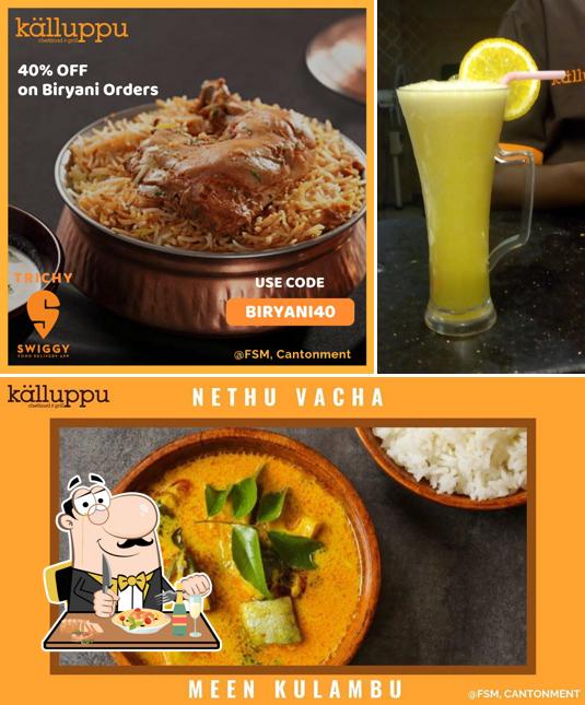 Among different things one can find food and beverage at Kalluppu Restaurant