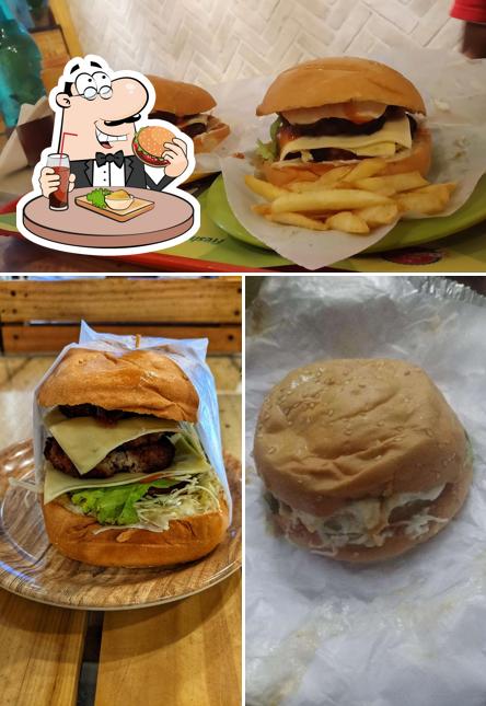 Try out one of the burgers offered by Burger hub