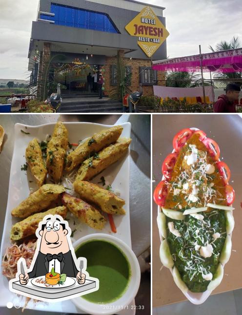 The restaurant's food and exterior