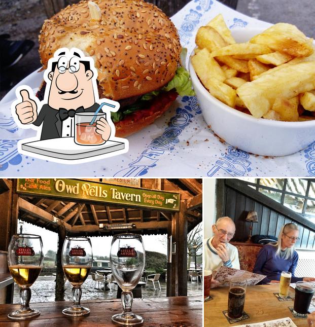 Owd Nells Canalside Tavern, Myerscough and Bilsborrow Restaurant menu