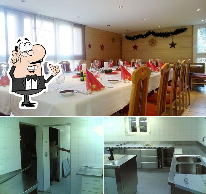 Gli interni di Restaurant Flüebödeli
