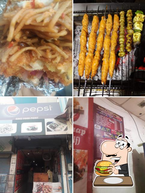 Get a burger at Gagz Food Point