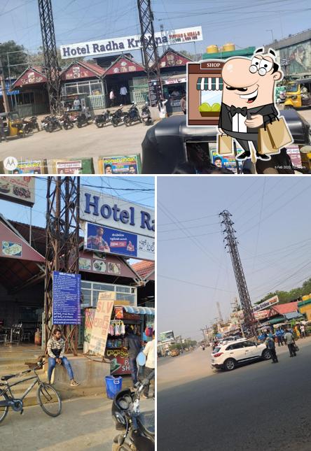 The exterior of Hotel Radha Krishna Tiffins & Meals-Veg & Non-Veg