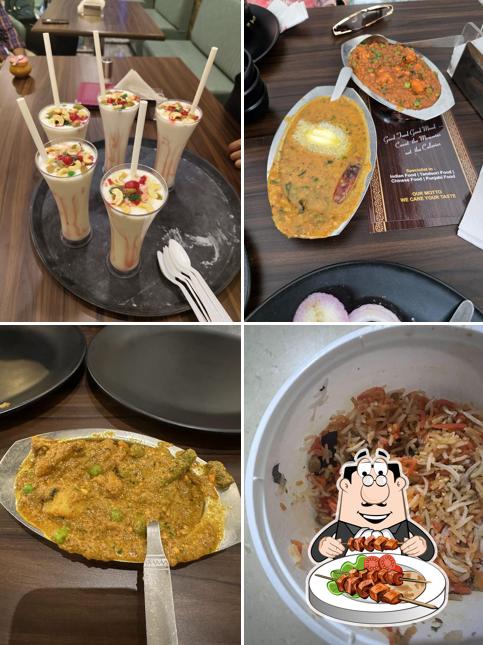 Food at Mahendra family dhaba