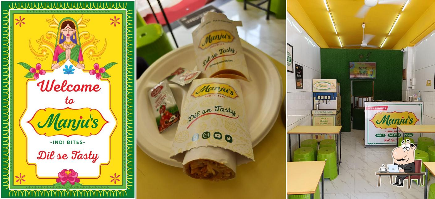 The interior of Manju's Indibites - Lunsikui, Navsari