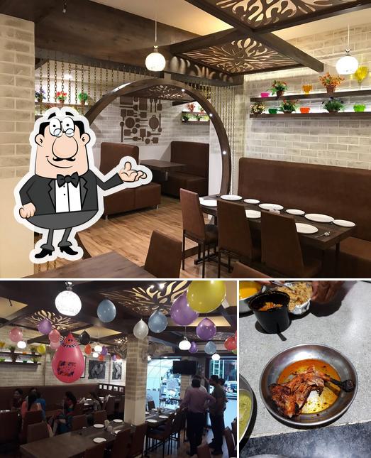 The picture of Master Kitchen’s interior and food