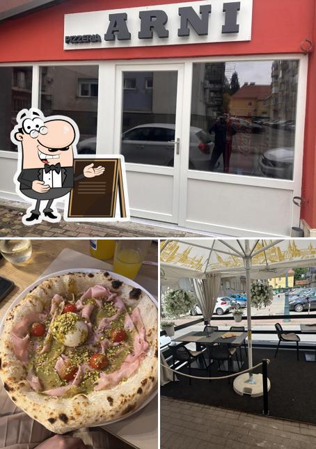 Pizzeria Arni si caratterizza per la esterno e cibo