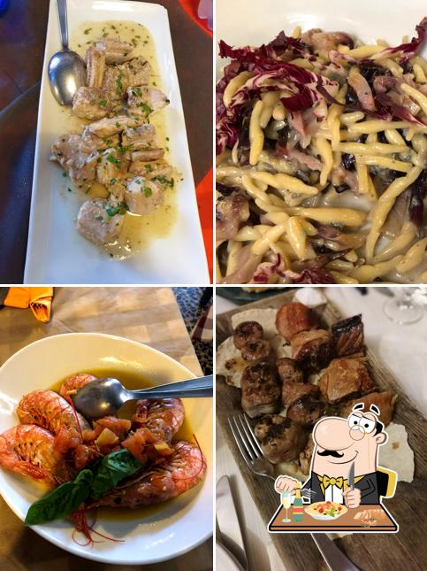 Platti al Trattoria Sa Cariasa