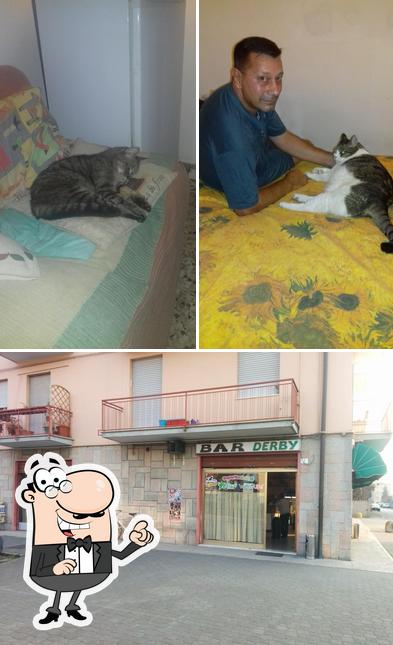 Questa è la immagine che presenta la interni e esterno di Bar Derby