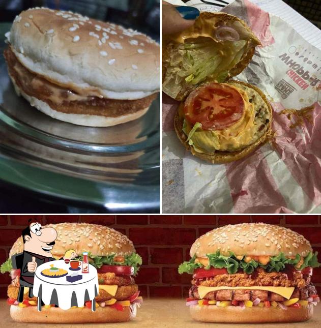 Order one of the burgers available at Burger King